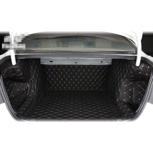 Good quality & Free shipping! Full set trunk mats for BMW 740Li 750Li 760Li G12 2016-2017 waterproof durable cargo liner carpets