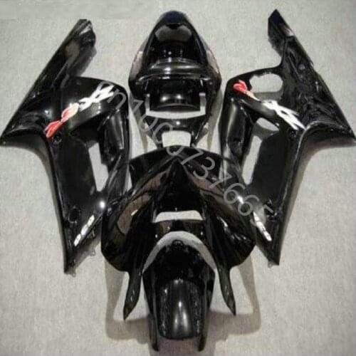 Injection Fairing Fit for Ninja ZX6R 636 03-04 ZX-6R 2003-2004 6R 03 04 ZX 6R 2003 2004 black Fairing