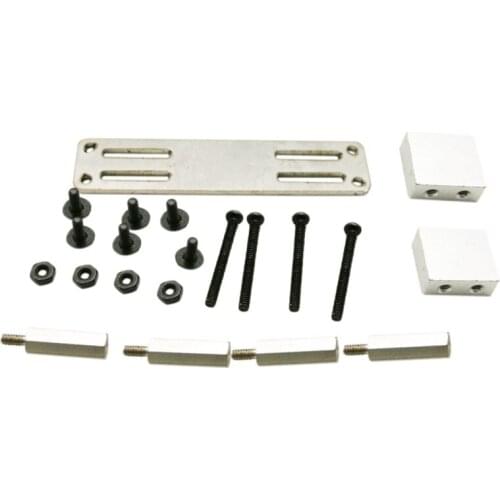 Upgraded Metal Servo Fixed Mount Bracket Kit Parts for Wpl Rc Truck Car Accessories Toys for Children