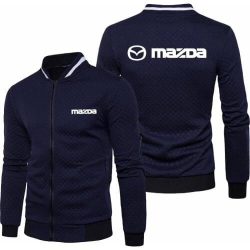 2021 New Mens Mazda Jacket Spring Autumn Long Sleeve Fashion Sportswear Casual Zipper Hoody Male Sweatshirts