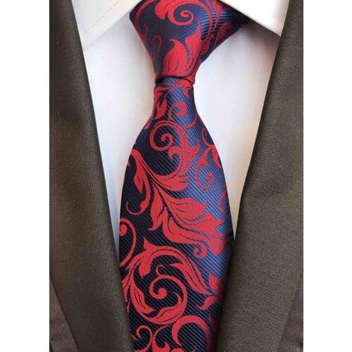 8CM Men High Quality Woven Tie Luxury Paisley Necktie Wholesale