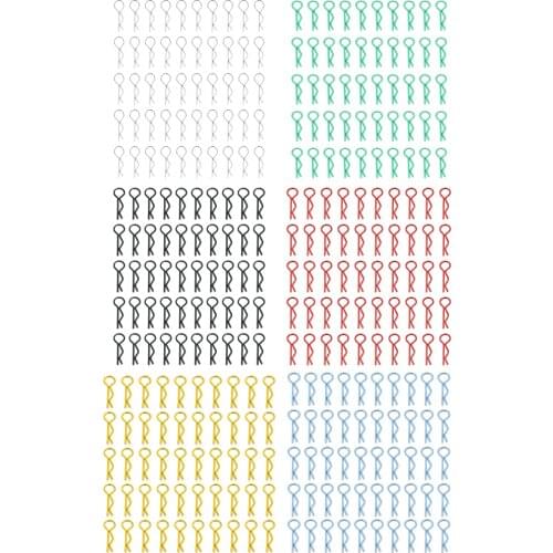 Set of 50 RC Body Shell Clips R Shape for 1/10 1/12 1/16 Remote Control Rcaing Climbing Model Car Spare Accessories