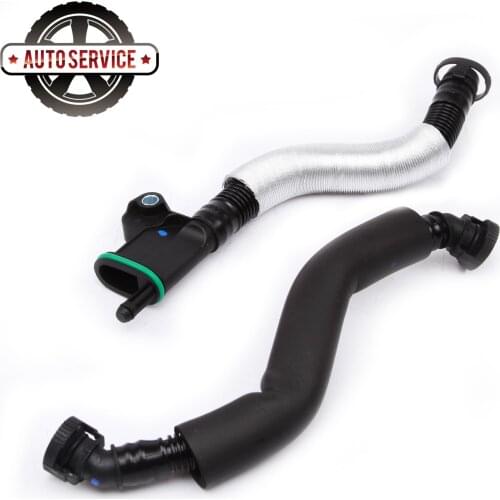 New 06H 103 495 AH 2PCS Oil Water Separator Breathing Hose Exhaust Pipe For VW Passat Golf Tiguan Audi A4 A5 Q5 06H 103 495 E
