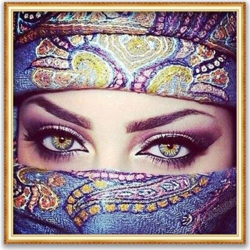 Region Islam DIY 11CT Embroidery Cross Stitch Kits Craft Needlework Set Printed Canvas Cotton Thread Home Decoration New Design