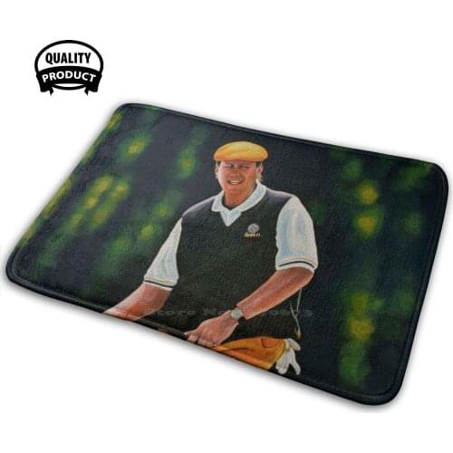 Payne Stewart Painting Comfortable Door Mat Rug Carpet Cushion Payne Stewart Sport Golfer Paul Meijering Pga Tour Course Hole