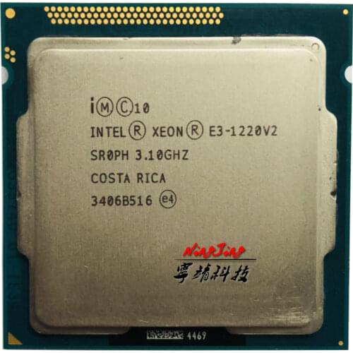 Intel Xeon E3-1220 v2 E3 1220v2 E3 1220 v2 3.1 GHz Quad-Core CPU Processor 8M 69W LGA 1155