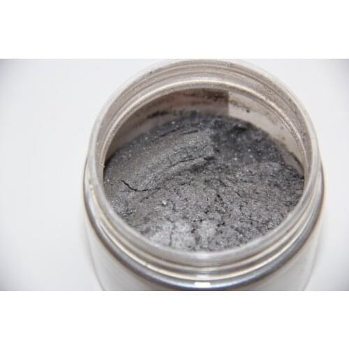 Silver Grey Nature Mica Glitter Shimmer Pearl Loose Pigments Mineral EyeShadow Dust Powder Makeup Party Cosmetic GR8672