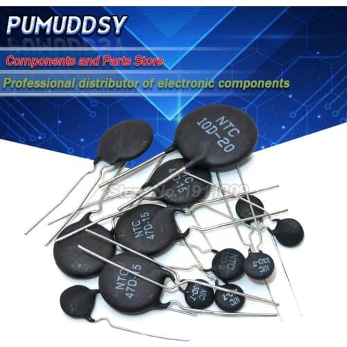 10PCS Thermal Resistor NTC 5D-11 10D-9 10D-11 47D-15 10D-20 10D-13 8D-11 10D-15 5D-15 10D-7 MF11-103 33D-7 8D-12 20D-20