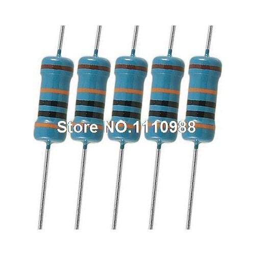 200pcs 300K Ohm 1W 1% Axial Metal Film Resistor 1 Watt