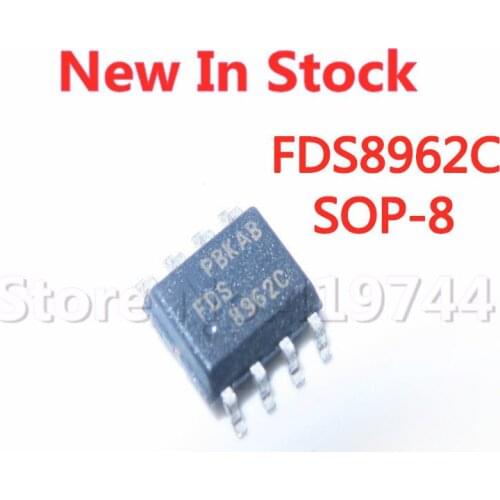 5PCS/LOT FDS8962C 8962C SOP-8 LCD high voltage board chip In Stock NEW original IC