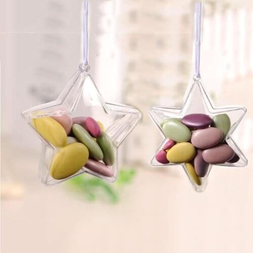 50pcs Transparent Christmas 2020 Christmas Tree Ornaments Christmas And New Year Home Decor Christmas Decoration Ball Goods