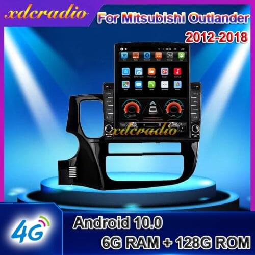Xdcradio 10.4 INCH Tesla Style Vertical Screen Android 10.0 For Mitsubishi Outlander Car Radio Navigation DVD Multimedia Player
