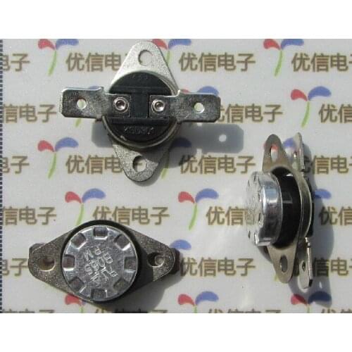 Free shipping 20pcs/lot KSD temperature controller 90C 250V/5A normal close