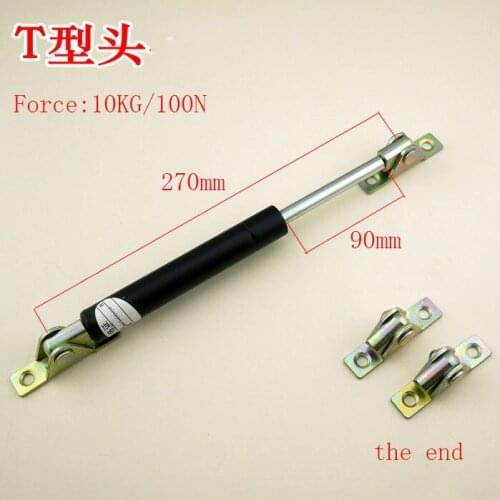 Free shipping 270mm central distance, 90 mm stroke, pneumatic Auto Gas Spring, Lift Prop Gas Spring Damper