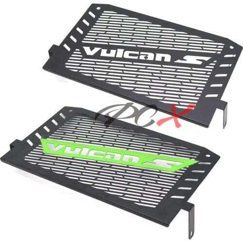 Black/Green Motorcycle Accessories Radiator Guard Protector Grille Grill Cover For Kawasaki VULCAN S 2015-2016 VULCAN 650