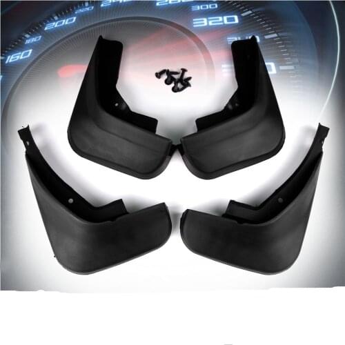 For Audi A6 (C6) SEDAN 2006-2010 4PCS/SET Exterior Molded Splash Guards Mud Flaps Fender Mudguard Trim Flaps Mudguard