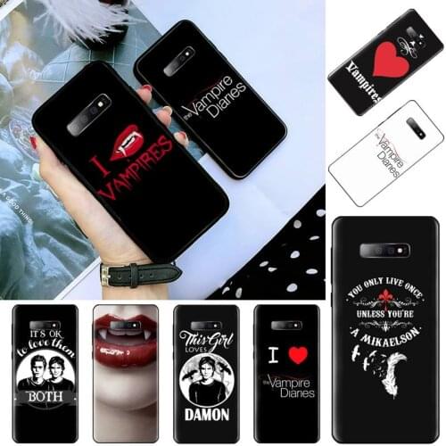 The Vampire Diaries Stefan Damon Salvatore Phone Case For Samsung galaxy S 7 8 9 10 20 edge A 6 10 20 30 50 51 70 note 10 plus