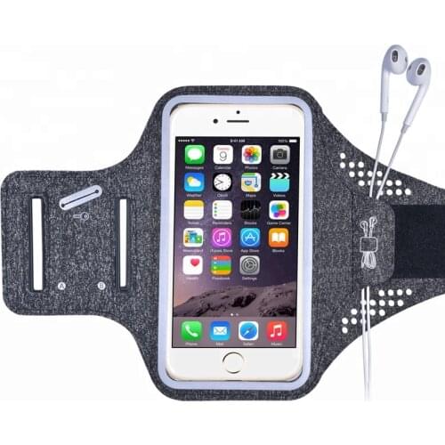 Breathable Sweat-absorbent Sport Mobile Phone Armband For All Phones Smartphone Holder Case on Hand Running Gym Arm Band Fitness