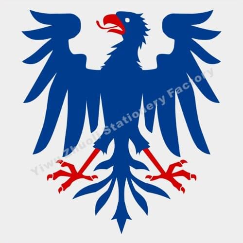 Sweden Varmland County Flag 120X120cm (4x4FT) 120g 100D Polyester Double Stitched High Quality Banner Free Shipping