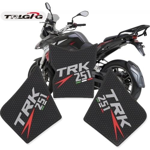 ForBenelli TRK 251 TRK251 2018 2019 non-slip protector tank Pad sticker gas knee switch Traction side 3M decal
