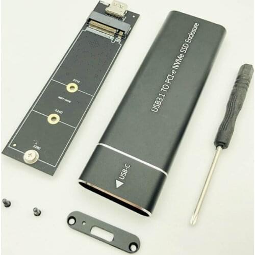 H1111Z HDD Enclosure Box HDD Case hd USB C Adapter Hard Disk Case SSD Hard Drive Box NVME M.2 SSD USB Adapter SSD M2 Type C Case