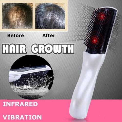 Infrared Laser Hair Growth Comb Hair Care Styling Hair Regrowth Treatment Infrared Device Massager Brush Anti-Hair Loss Comb