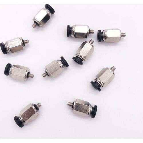Mini Mini Quick-Connect Gas Pipe Straight Connector PC4/6- M3 M4 M5 M6 Pneumatic mini quick-connect small connector
