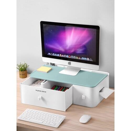 JOYBOS Multifunctional Desktop Monitor Stand Computer Screen Lifting Base Sturdy Stand With Storage JBS 54