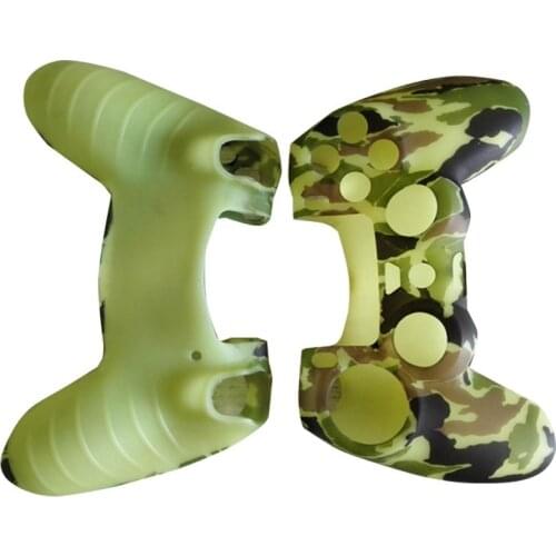 For PS4 Camouflage Soft Silicone Cover Case Protection Skin For Sony Playstation 4 Dualshock 4 Controller Controle Cases