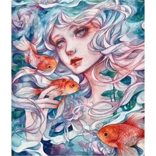 New Arrivals 5D DIY Full Round/Square Diamond Painting Cartoon Girl 3D Embroidery Cross Stitch Rhinestone Mosaic Home Decor Y228