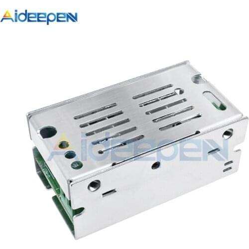 200W 10A Max DC-DC Boost Converter 6-35V to 6-55V Non-isolated Step Up Voltage Charger Power Module With Shell Case