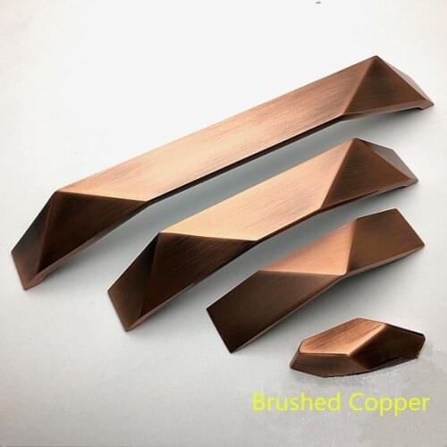 1.25" 2.5" 5" Cabinet Handle Door Knobs Dresser Drawer Pulls Handles Chrome Matt Silver Brushed Copper Bronze Black 32 64 128mm