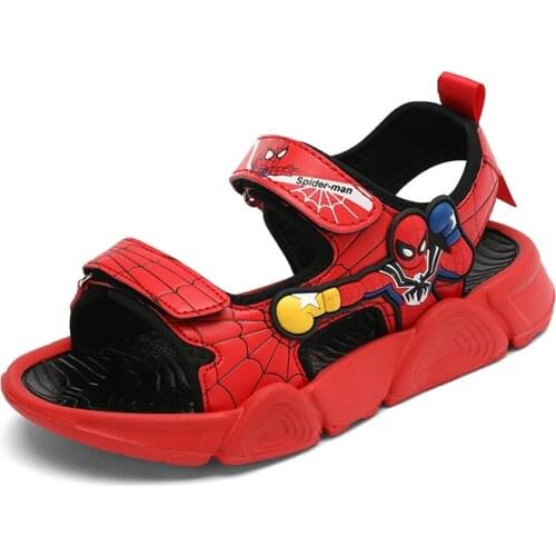 Summer Cartoon Pattern Kids Sandals For Children Boys Beach Casual Sandalias Soft Sole Non-slip Children Sandal Chaussure Enfant