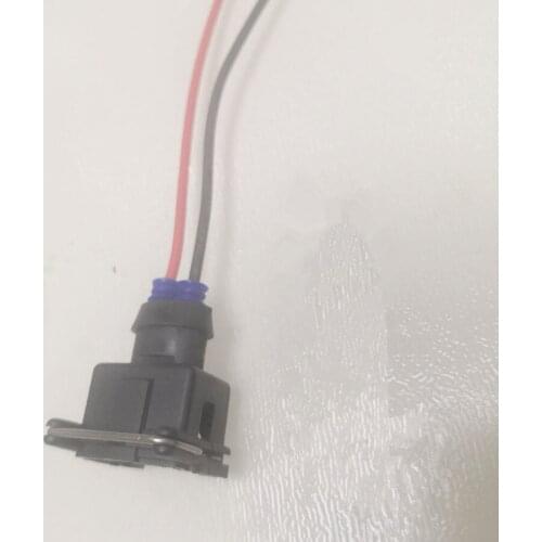 10pcs/lot 2 Pin/Way Junior Power (mini timer) Plug With Cable Wire Pigtail For Bosch Injector Connector Rrepair Kits(EV1 Style)