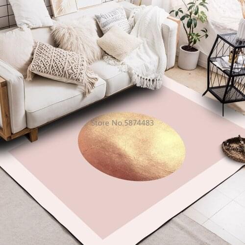 Nordic Luxury Fashion Modern Minimalist Ins Wind Golden Planet Guest Bedroom Kitchen Bedside Mat