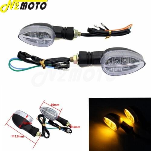 10mm Bolt LED Motorcycle Turn Signal Light Front Rear Indicator Blinker Flashers Lamp For Yamaha Honda Chopper Street Bike
