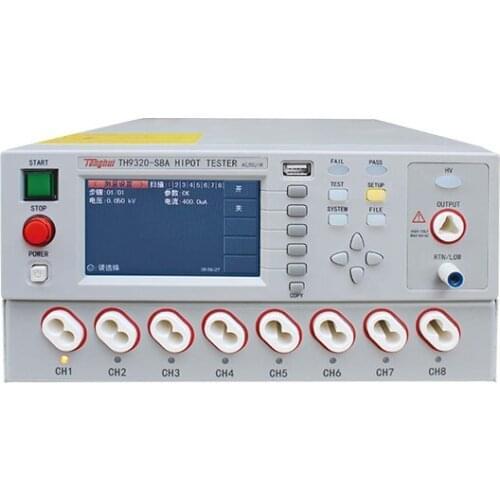 TH9320-S8A AC&DC Safety Tester Withstanding Voltage Measuring Instrument with Contact Check Function