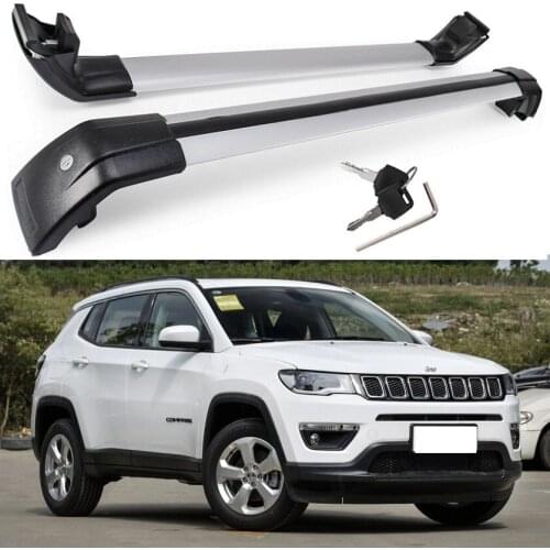 Good Quality for Jeep Compass 2017-2020 top cargo carrier baggage luggage rack roof rack roof rail cross bar