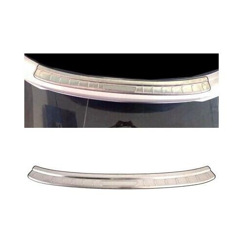 Silver Steel Outer Rear Bumper Protector Cover For Kia Forte / K3 / Cerato 19-20