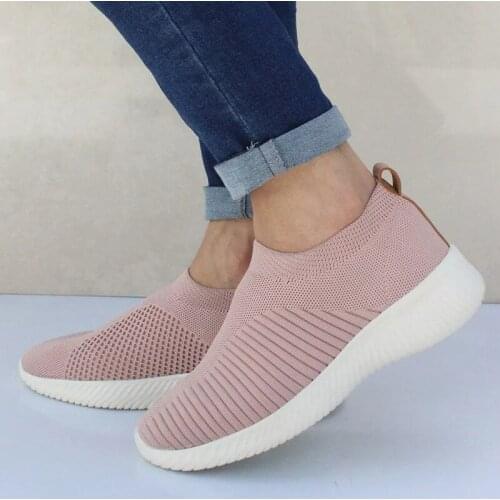 New Sneakers Women Casual Shoes Ladies Mesh Flat Loafers Women Sneakers Outdoor Vulcanized Shoes Female Zapatos De Mujer Shoesgh