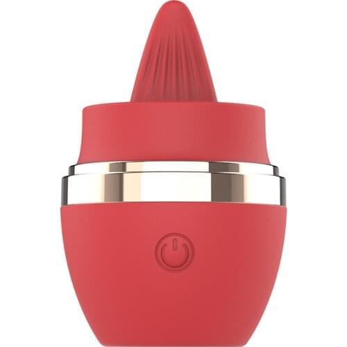 Female Masturbator Sex Toys Accessories Oral Nipple Clitoris Stimulator Leather Case Nipple Tongue Licking Sucker Vibrator