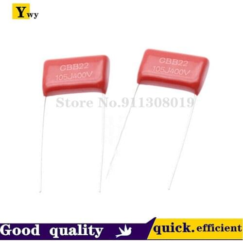 10PCS 400V105 1UF Pitch 20MM 400V 105 1000NF igmopnrq CBB Polypropylene film capacitor new