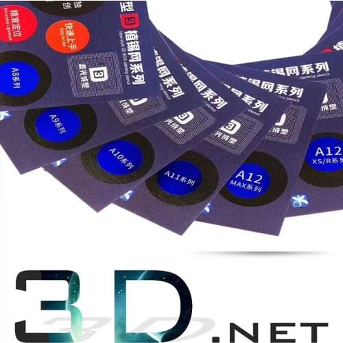 3D Reballing Stencil For A8 A9 A10 A11 A12 A13 CHIP IC Tin Planting Steel Mesh BGA Repair Solding Tool