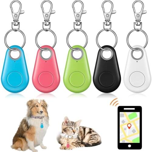 5 Pack Smart GPS Tracker Key Finder Locator Wireless Anti Lost Alarm Sensor Device for Kids Dogs Car Wallet Pets Cats Motorcycle