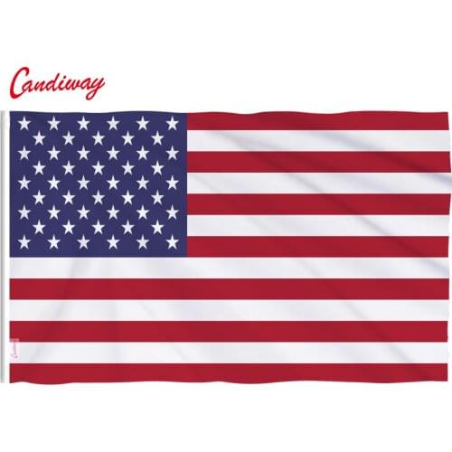 90 x 60cm America polyester the flag of the United States in the USA stars stripe outdoor interior decoration NN004