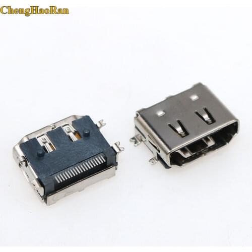 ChengHaoRan 1pcs Tablet PC notebook HDM Female plug 19pin Jack Connector 180 Degree HD Data Interface USB Jack