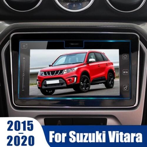 For Suzuki Vitara 4th 2015 2016 2017 2018 2019 Accessories GPS Navigation Tempered Glass Protection Film LCD Screen Sticker Film