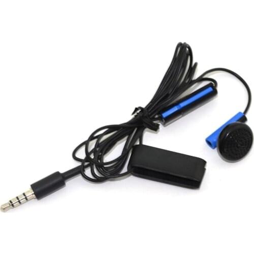 Gaming Earphone Joystick Controller Earphone Replacement For Sony For PS4 For PlayStation 4 With Mic With Earpiece Clip