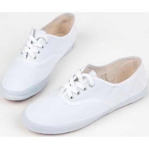 Classic White Sneakers Women Casual Canvas Shoes Female Lace-Up Flat Trainers zapatillas mujer Vulcanize dancing Shoes men kids