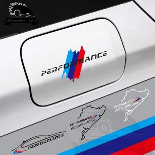 Car Fuel Tank Cap Sticker Racing Road Nurburgring Performance Decal For BMW e90 e46 e60 e39 f30 f34 f10 f15 f26 X1 X3 X4 X5 X6